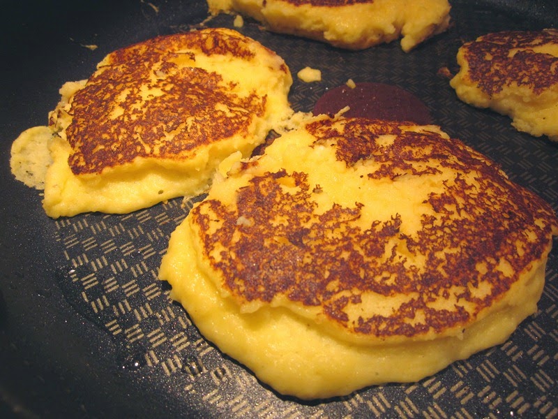 Pancakes sans gluten de pommes de terre