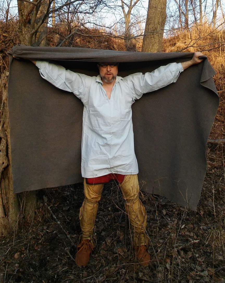 The Woodsman's Journal Online How to Wear a Blanket as a Matchcoat