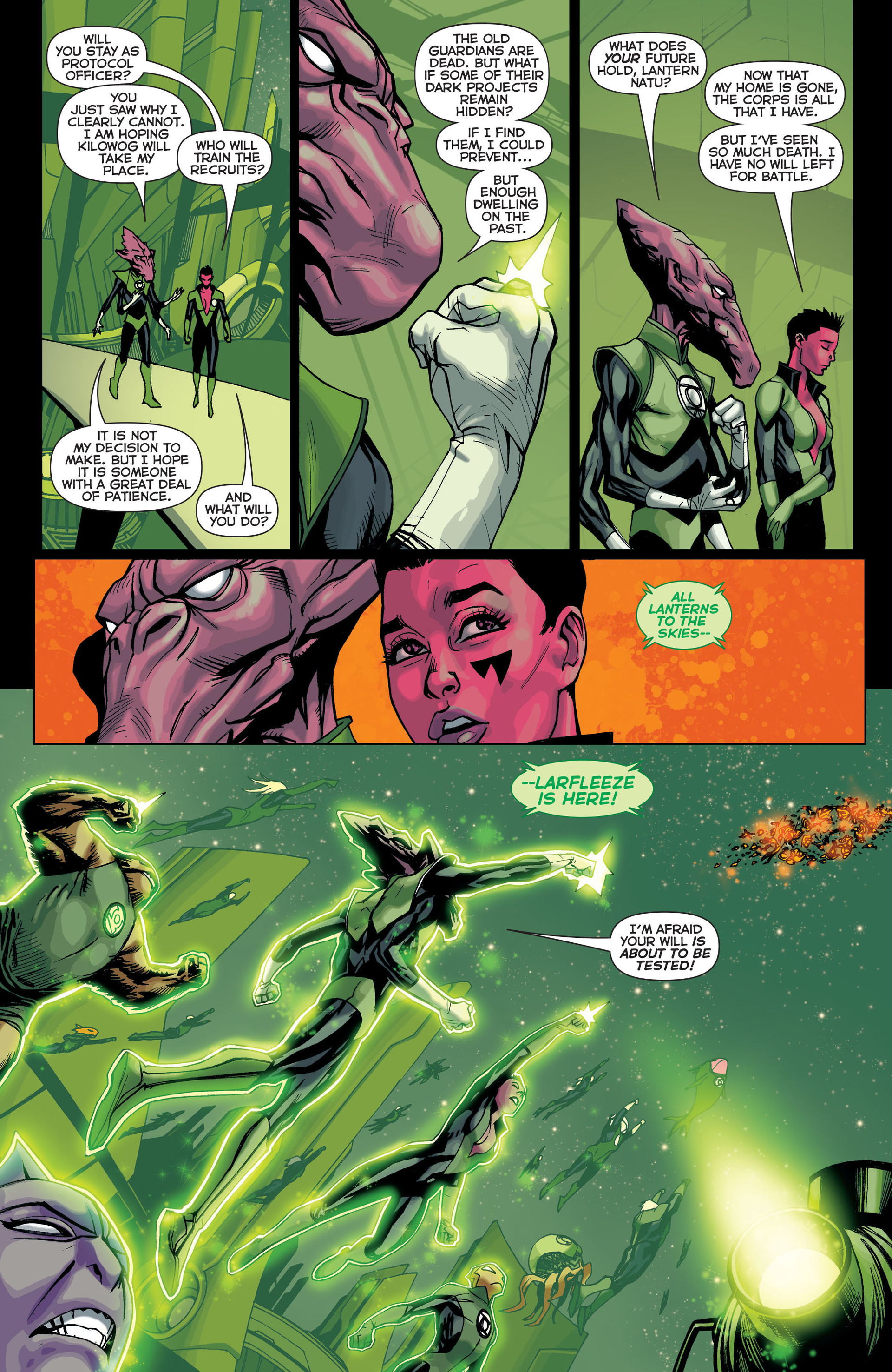 Read online Green Lantern Corps (2011) comic -  Issue #21 - 14