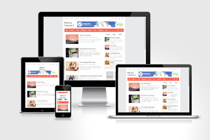 Minima Colored 3 Responsive Blogger Template