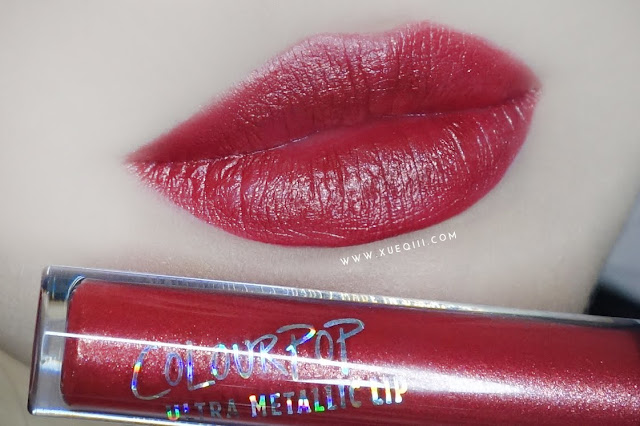 Colourpop Ultra Metallic Lip Kween Lip Swatch