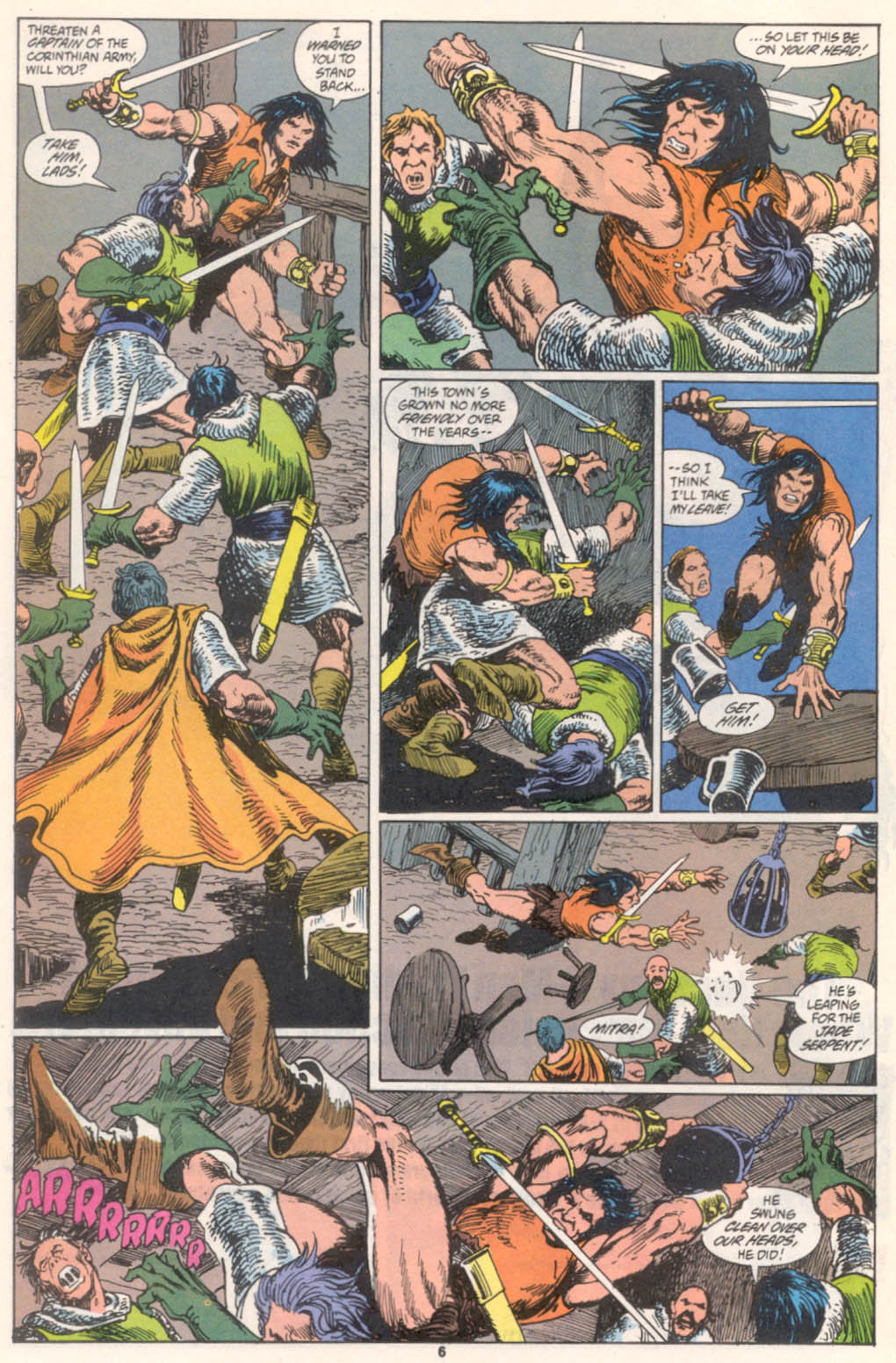 Read online Conan the Barbarian (1970) comic -  Issue #255 - 6