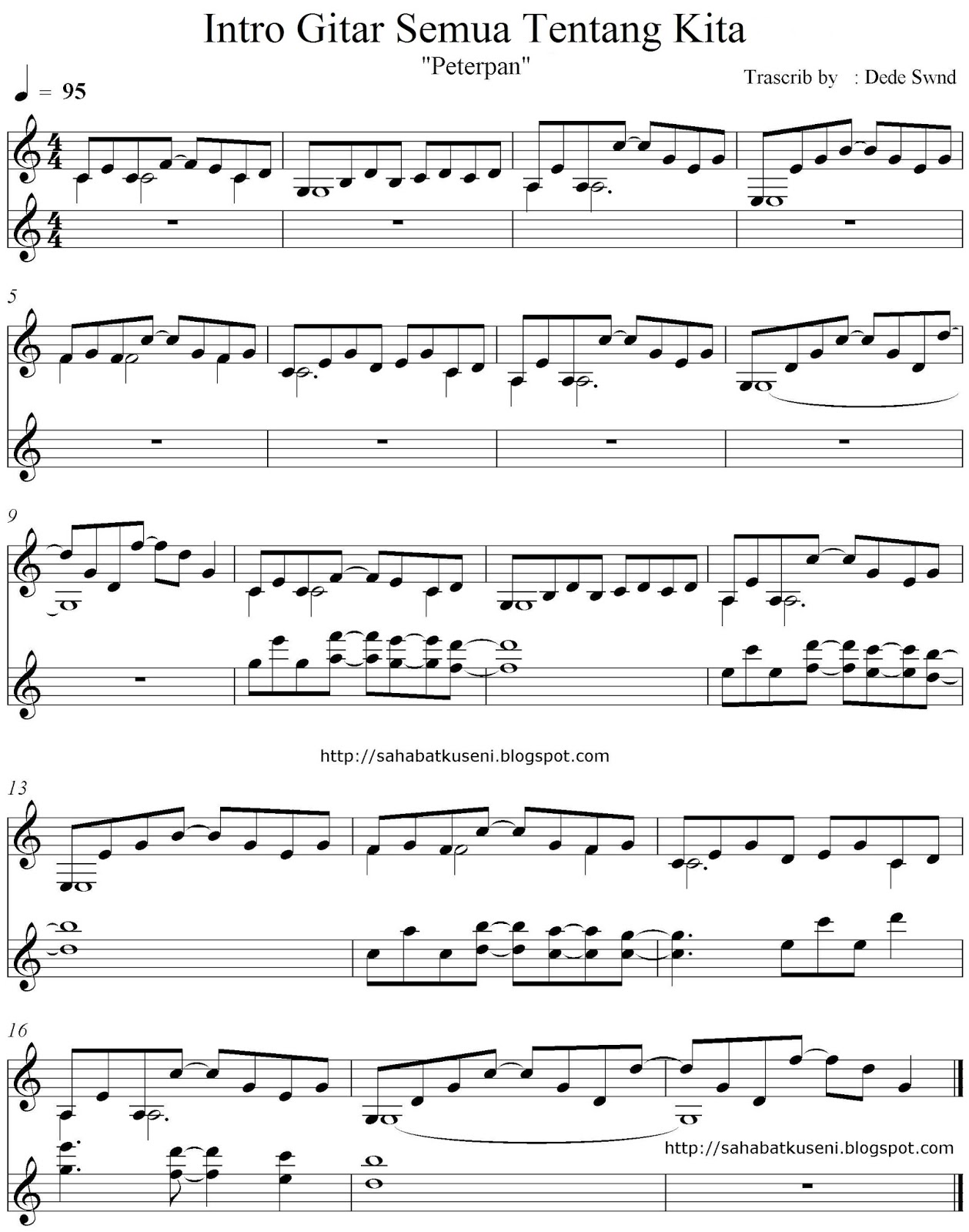 Chord Gitar Peterpan Semua Tentang Kita Chord Walls