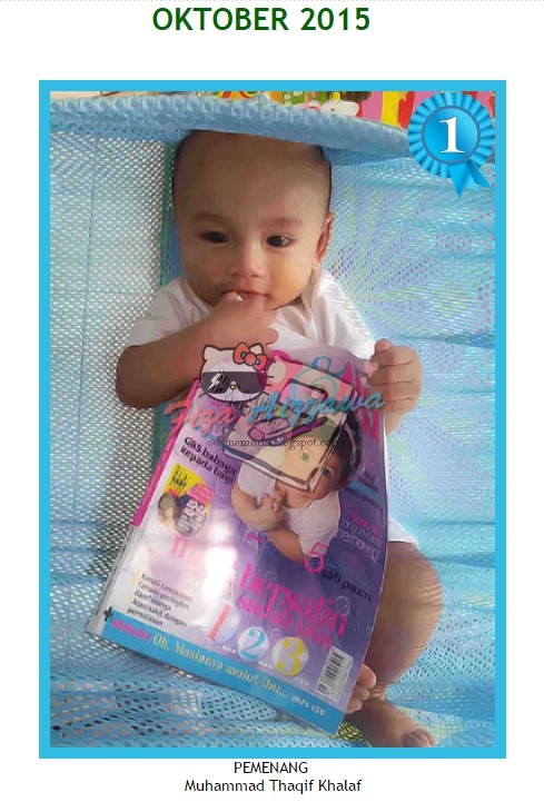 Pemenang Bayi Bulan Oktober 2015 Majalah Pa&Ma