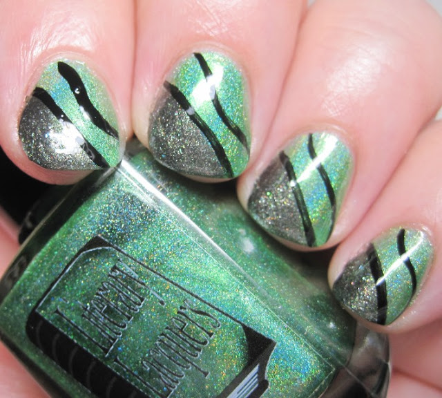Green Gables holo with Absinthe Makes the Heart diagonal tip