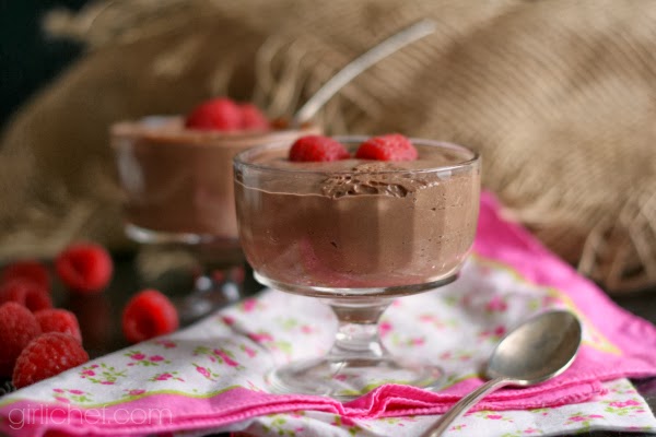 Chocolate Coconut Mousse inspired by Who Is Killing the Great Chefs of Europe for Food 'n Flix | www.girlichef.com