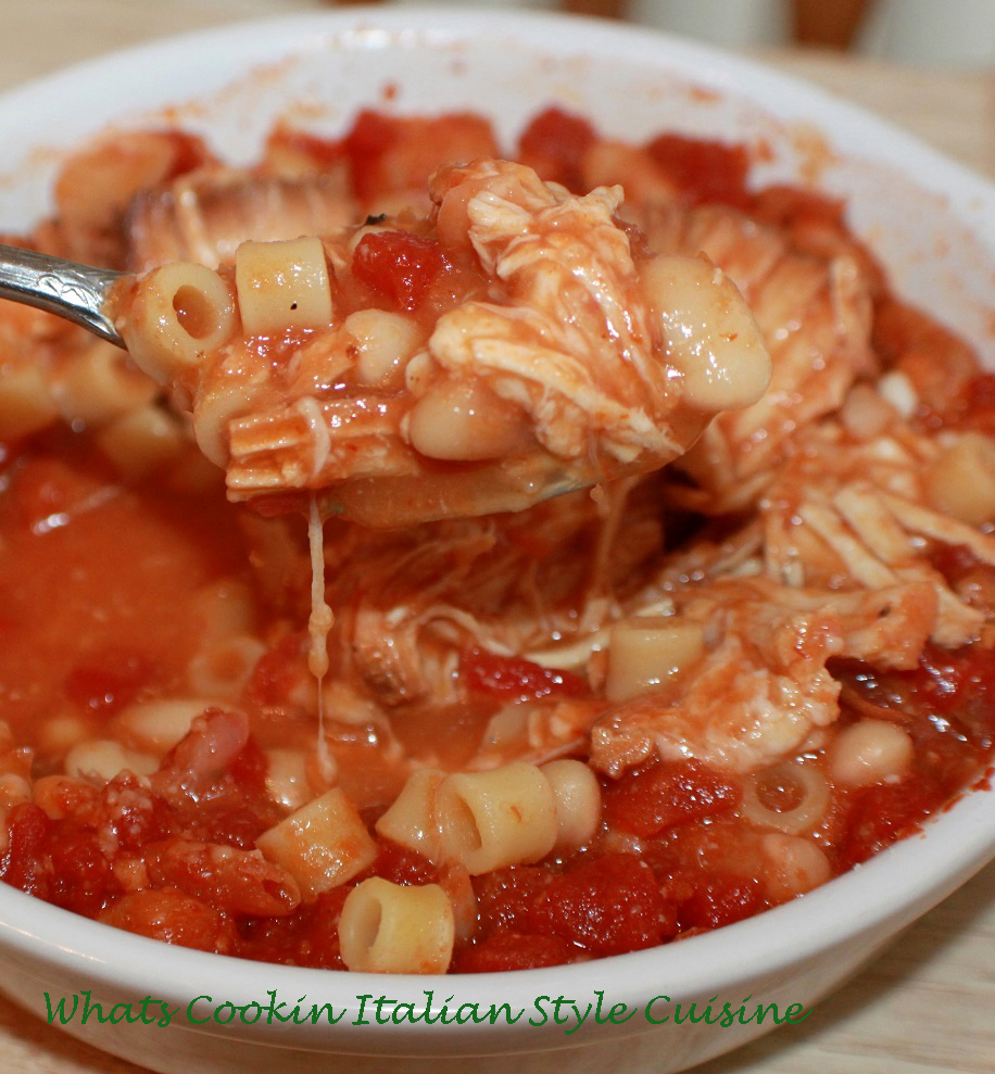 Chicken Parmesano Pasta Fagioli Recipe What's Cookin' Italian Style