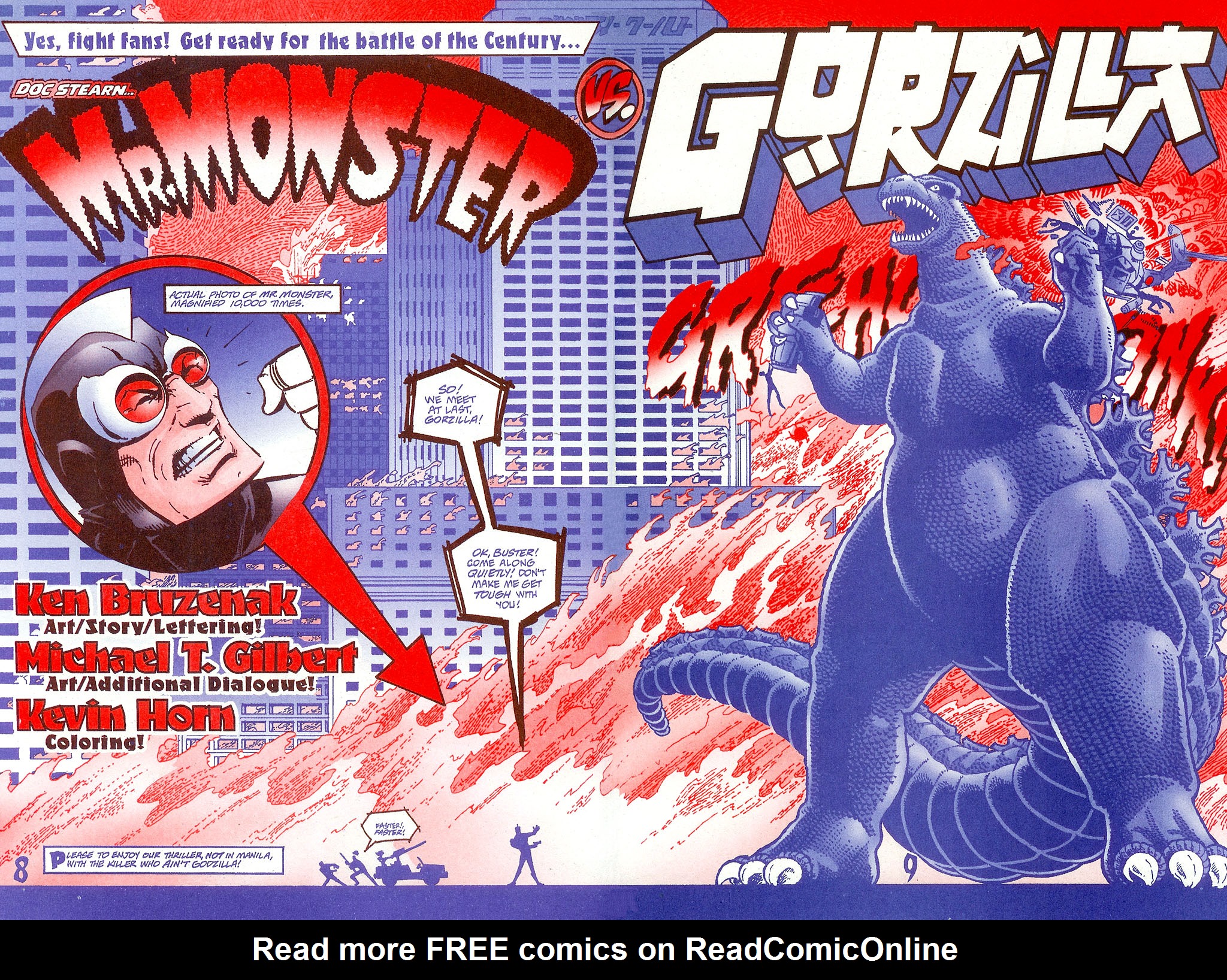 Read online Mr. Monster vs Gorzilla comic -  Issue # Full - 6
