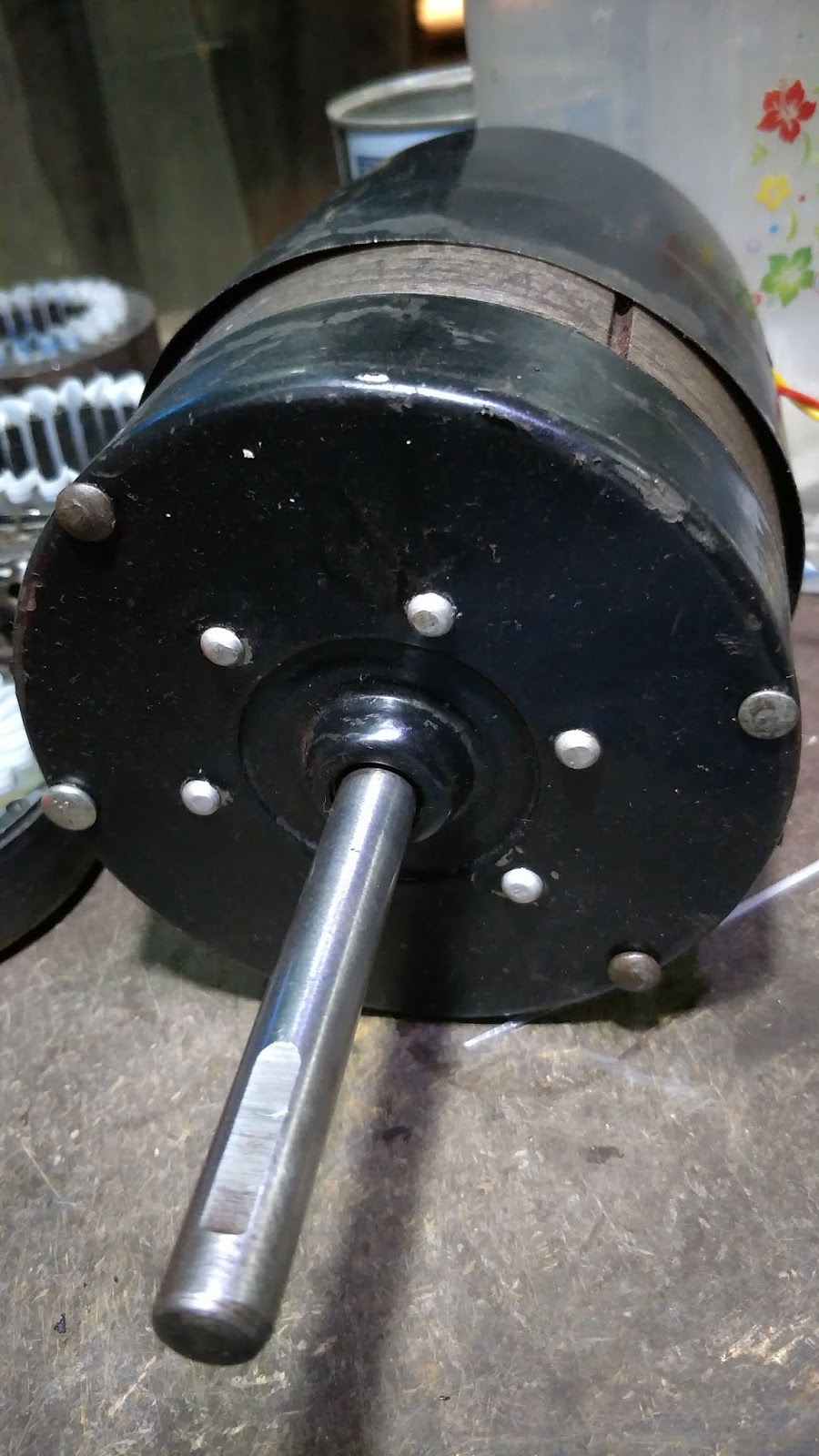 Cooler motor winding coil turn data Full Winding with CONNECTION