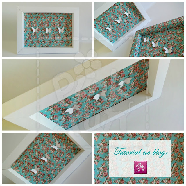 Tutorial - Como fazer uma Moldura 3D by Pink&Fun Tutorial com passo a passo