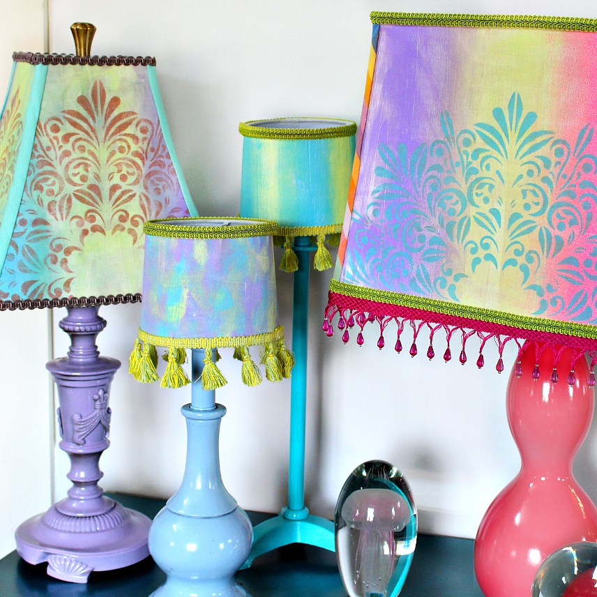 Mark Montano Boho Lampshade Makeovers
