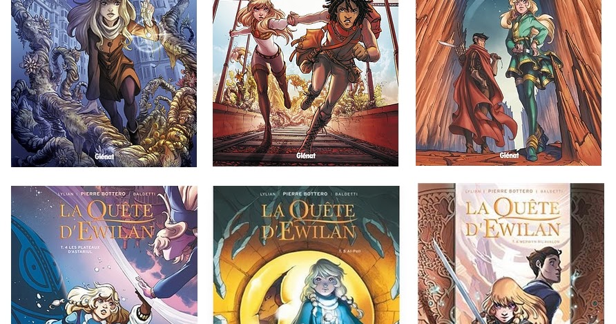 Chrisbookine: La Quête d'Ewilan (BD) tomes 1 à 6