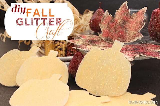 Simple DIY crafts and fall decorating ideas to make a pretty and inexpensive fall garland from realcoake.com