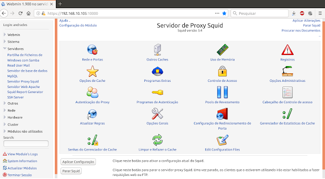 Webmin - Administrador de Sistemas - Dicas Linux e Windows