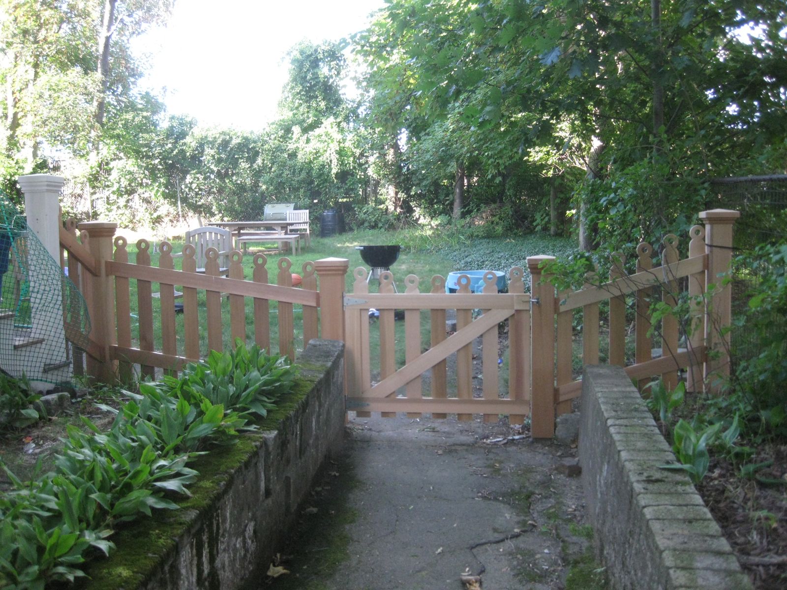 Tooling Up A tiny stretch of fence, in Red Cedar