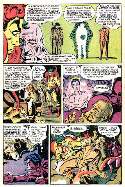 Showcase v1 #73 Beware The Creeper dc comic book page art by Steve Ditko Showcase v1 #73 Beware The Creeper dc comic book page art by Steve Ditko