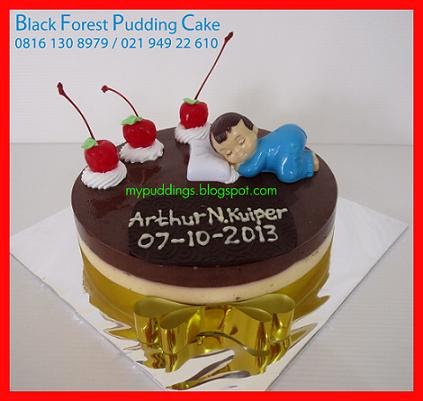 My Pudding Black Forest Pudding Cake Diameter 16 Cm
