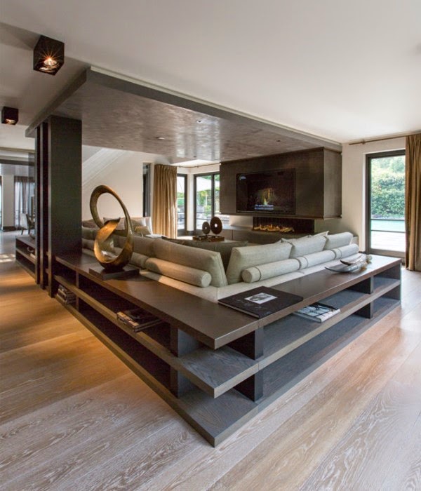 15 Functional living room shelving ideas and units.