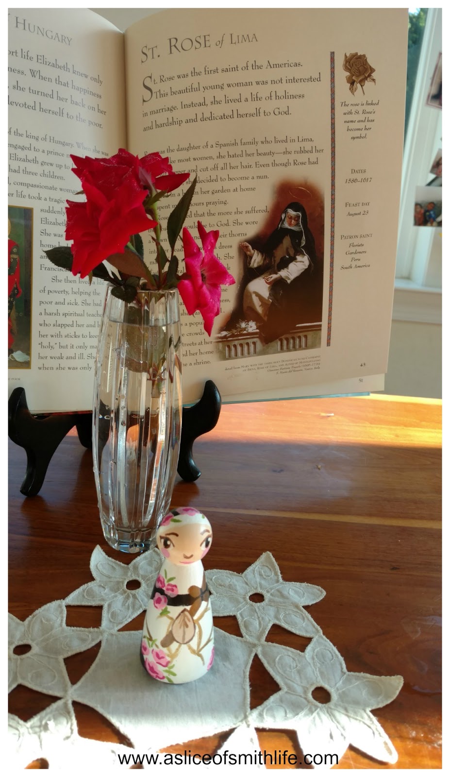 A Slice of Smith Life Saint Rose of Lima Feast Day August 23