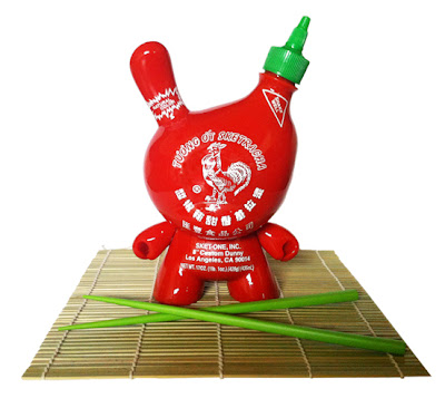 Sketracha Hot Chili Sauce Custom 8 Inch Dunny by Sket One