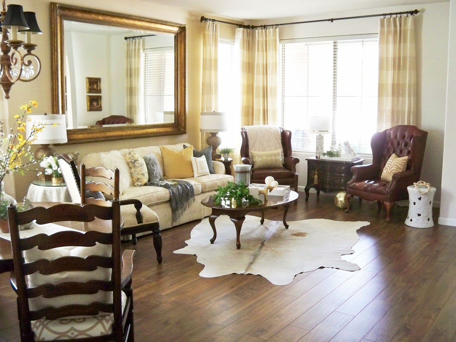 A Stroll Thru Life How To Use A Cowhide Rug Tips