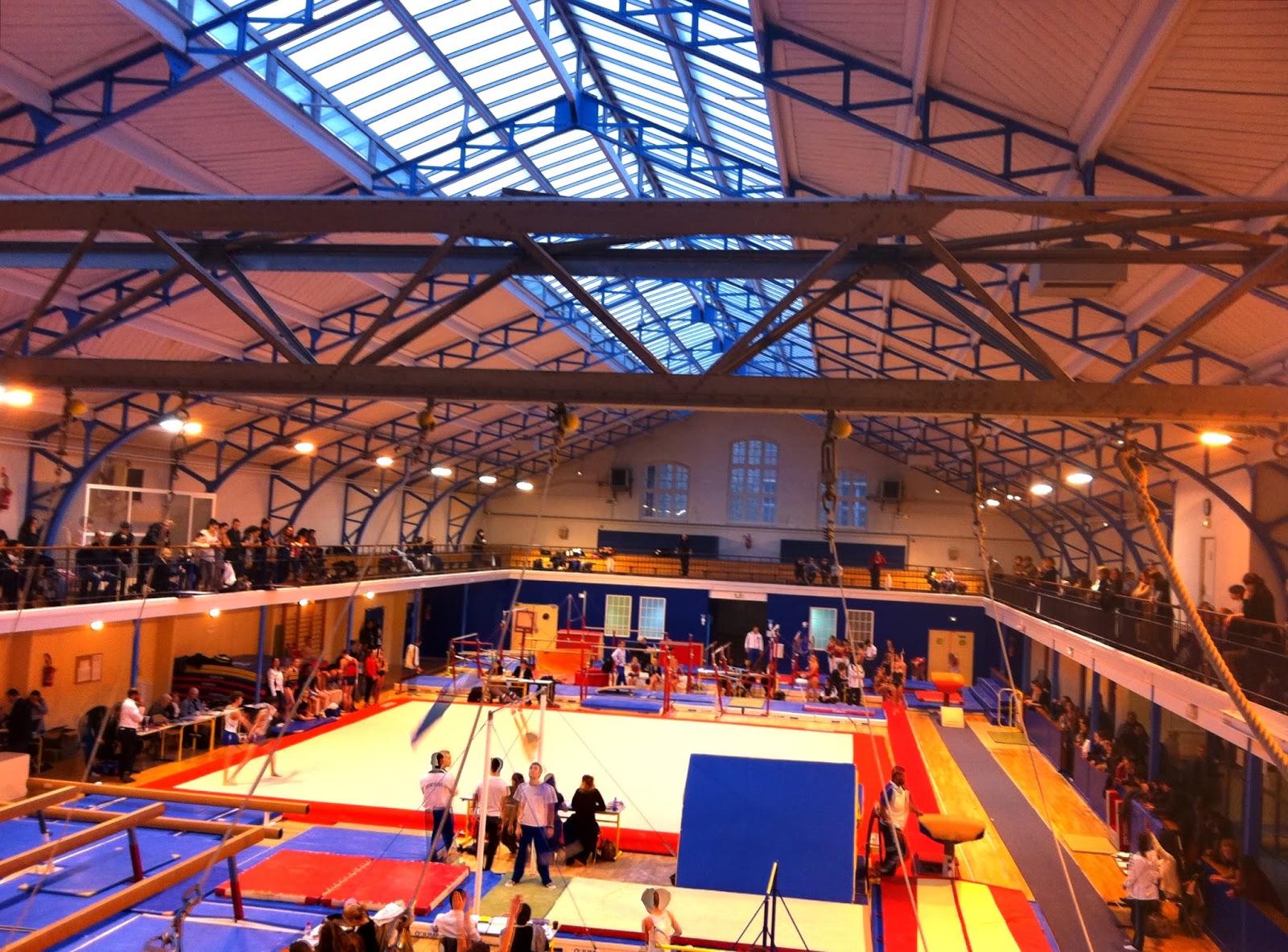 Postcards from Paris Hanging around the gym...