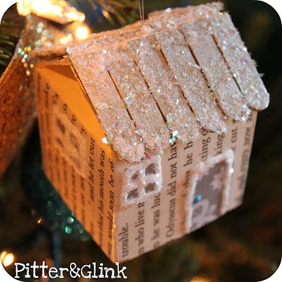 Casa de papel y cartón para Navidad en Recicla Inventa