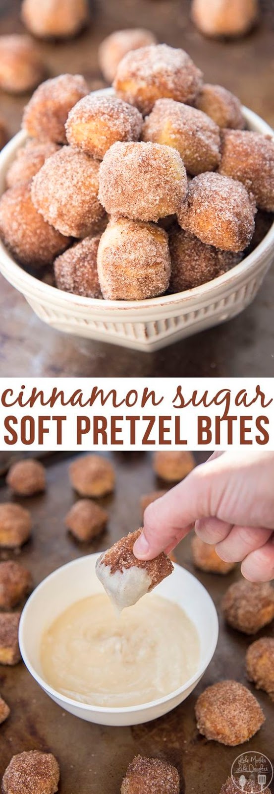 Cinnamon Sugar Soft Pretzel Bites Cinnamon Sugar Soft Pretzel Bites