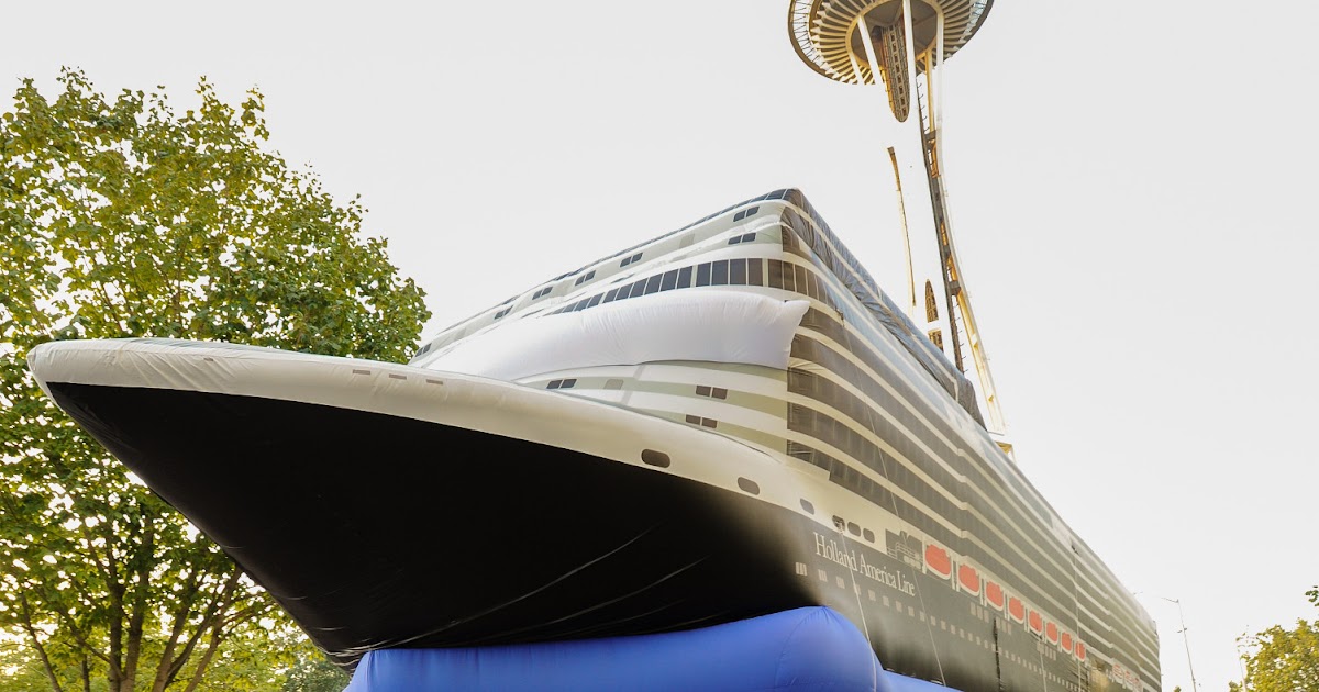 Cruise Diva Holland America Line’s Ship Float ‘Cruises’ Through