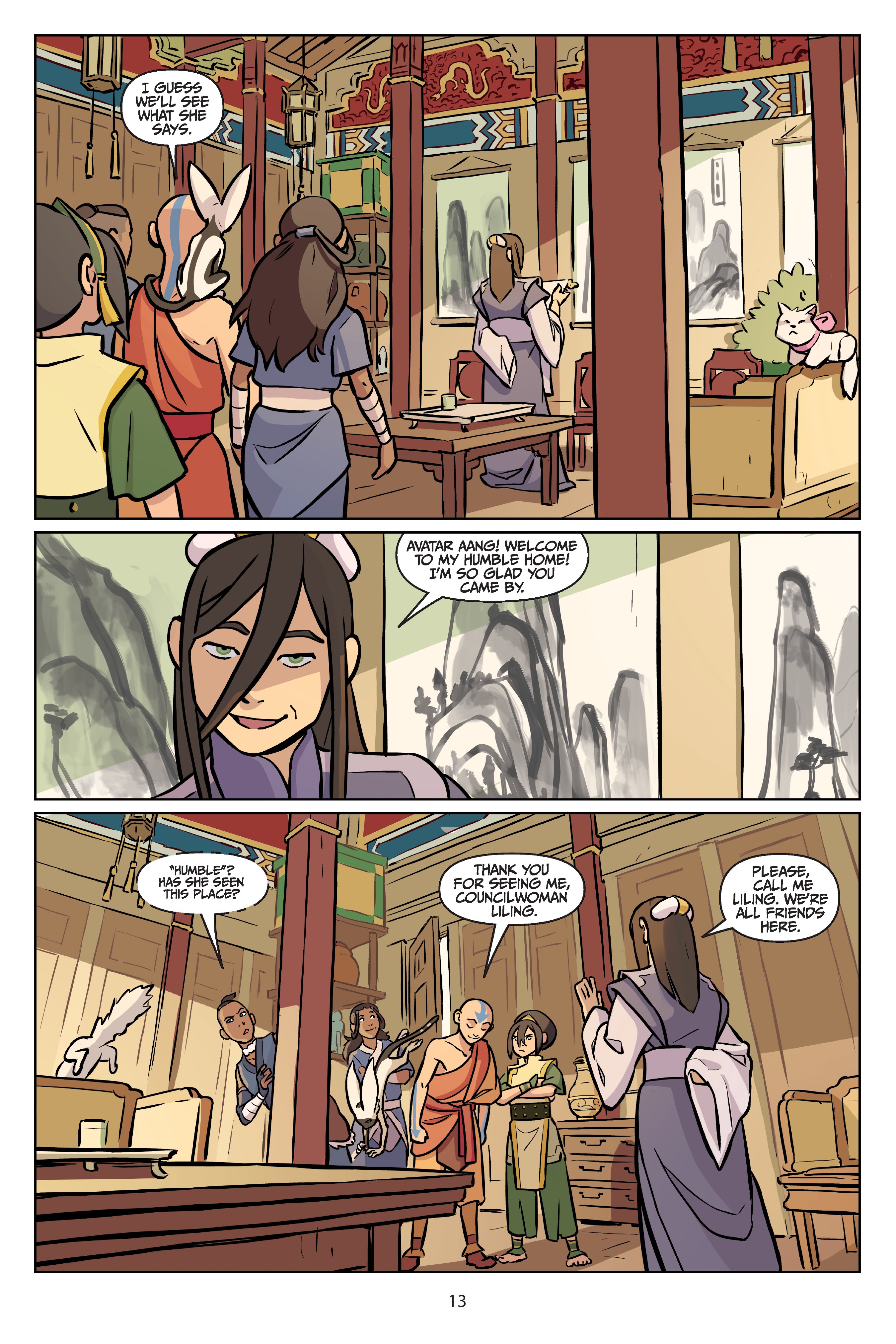 Read online Nickelodeon Avatar: The Last Airbender - Imbalance comic -  Issue # TPB 2 - 14