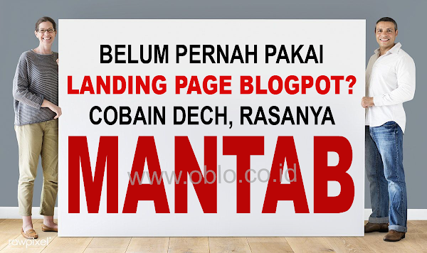 Landing Page Blogspot Terbaru 2021