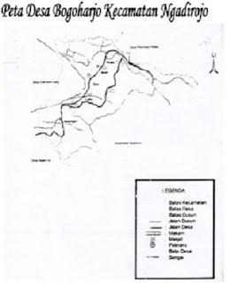 Peta Desa Bogoharjo Ngadirojo Pacitan