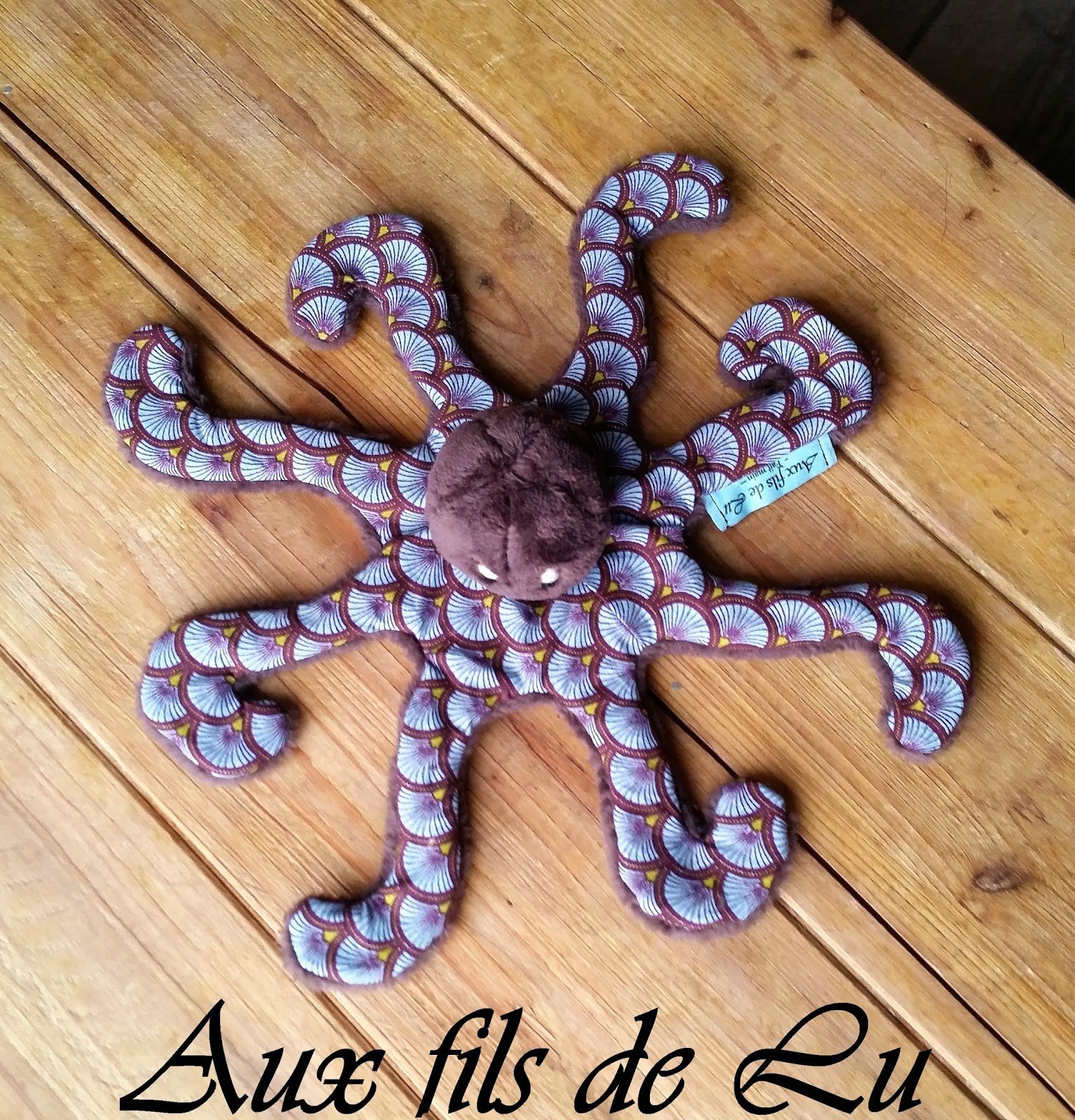 (Tutoriel) Doudou (tout doux) pieuvre.