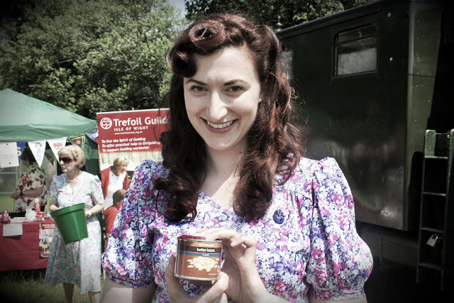 Havenstreet Railways 1940's weekend 2013  Me and my Butter beans