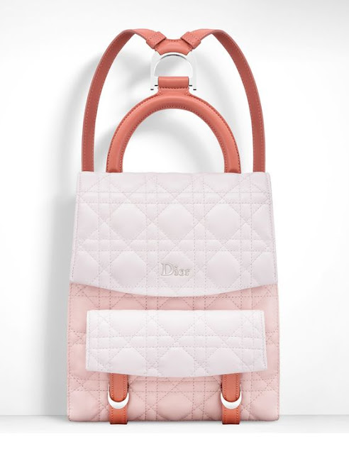 Desejo do dia - Mochila branca e cor de rosa da DIOR