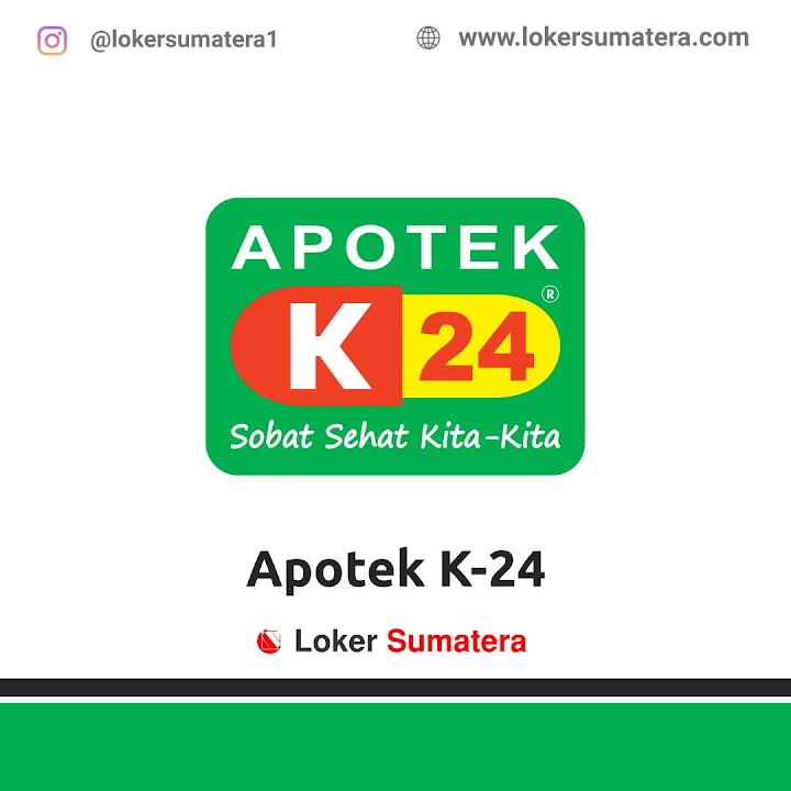 Loker Bandar Lampung | Lowongan Kerja Bandar Lampung, Apotek K-24 sebagai Asisten Apoteker. Deadline 30 Juni 2022 Loker Bandar Lampung | Lowongan Kerja Bandar Lampung, Apotek K-24 sebagai Asisten Apoteker. Deadline 30 Juni 2022