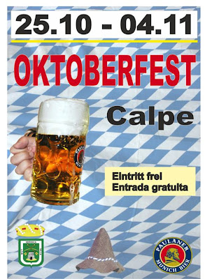 , Calper Oktoberfest vom 25.Oktober &#8211; 04.November 2012Berr-Festival Calpe 25.October &#8211; 04.November 2012Fiesta de la Cerveza del 25.Octubre &#8211; 04.Noviembre 2012, Mario Schumacher Blog