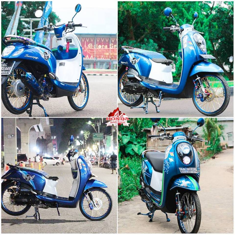 Gambar Foto Modifikasi Motor Scoopy Matic Honda