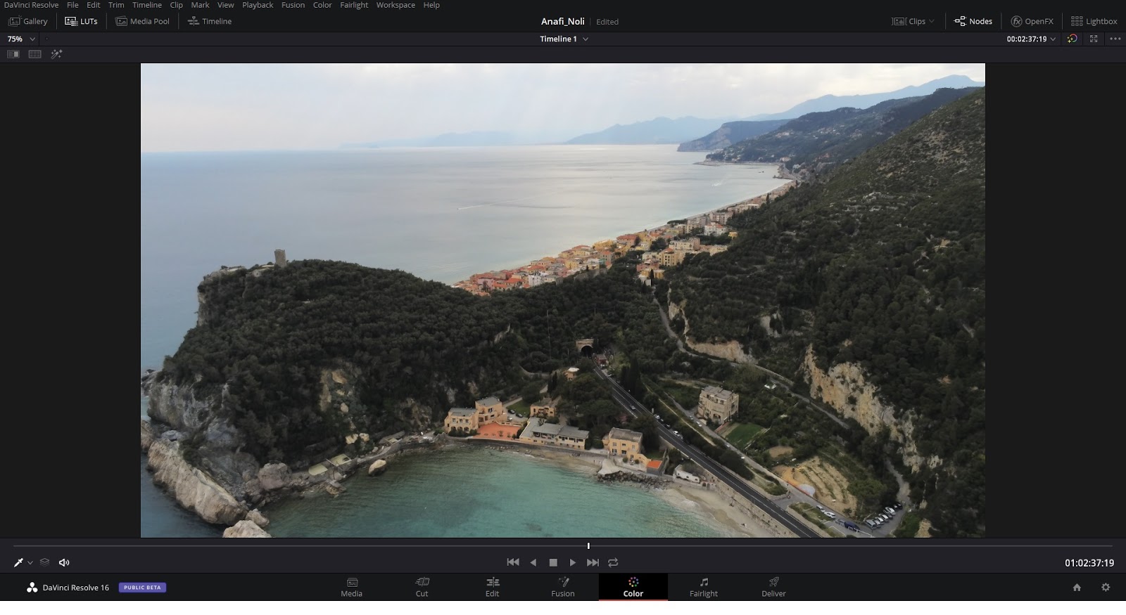 Video Editing da drone e non solo. Corso su DaVinci Resolve