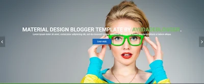 Plantilla gratis para Blogger - Live Style Material Disign Blogger