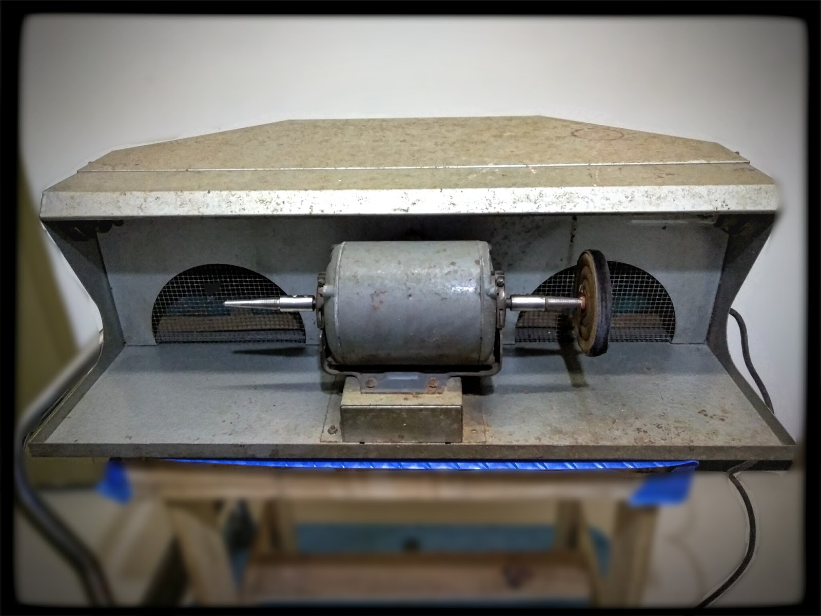 Vintage Dayton Jewelers Buffing Polishing Station
