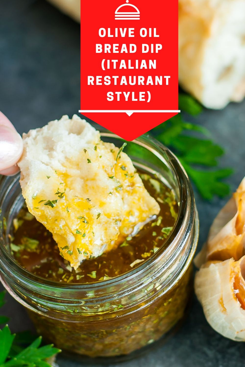 Olive Oil Bread Dip (Italian Restaurant Style)