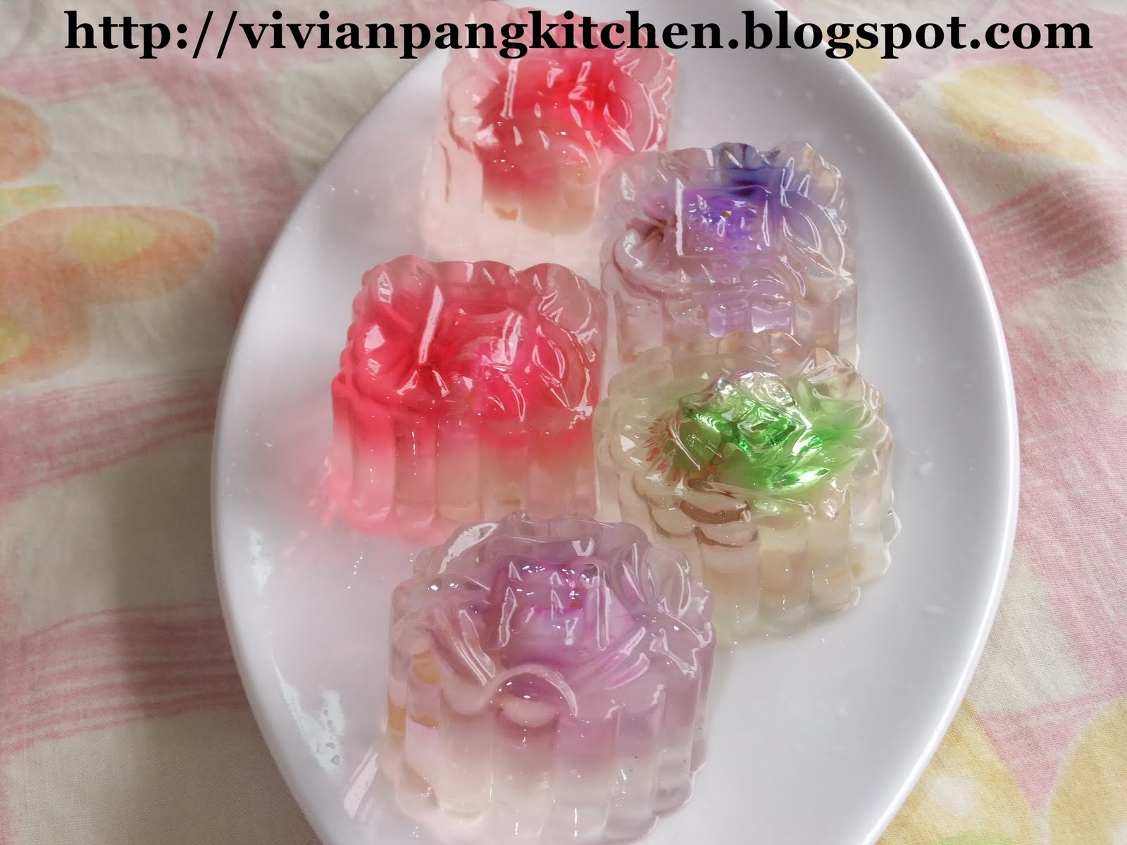 Vivian Pang Kitchen Lychee Konnyaku Jelly Mooncake