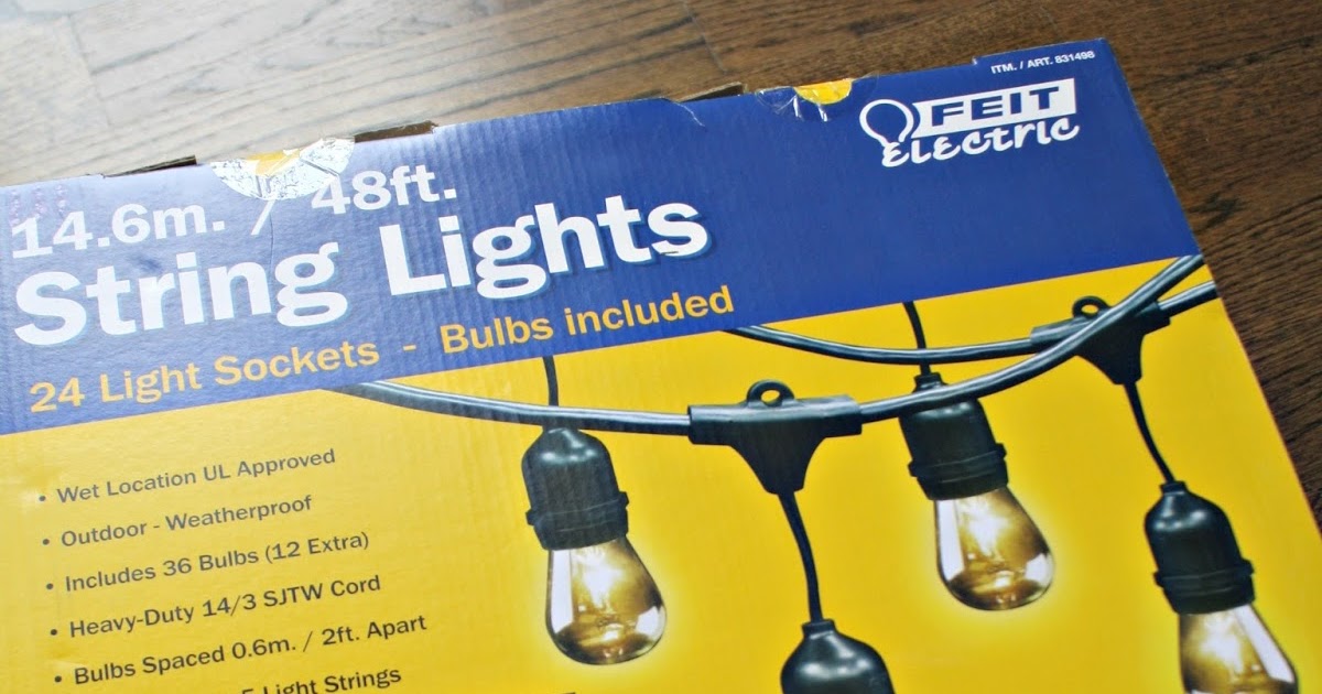 The Best Outdoor String Lights Thrifty Decor Diy And Organizing The Best Outdoor String Lights, Outdoor Light Strands Costco