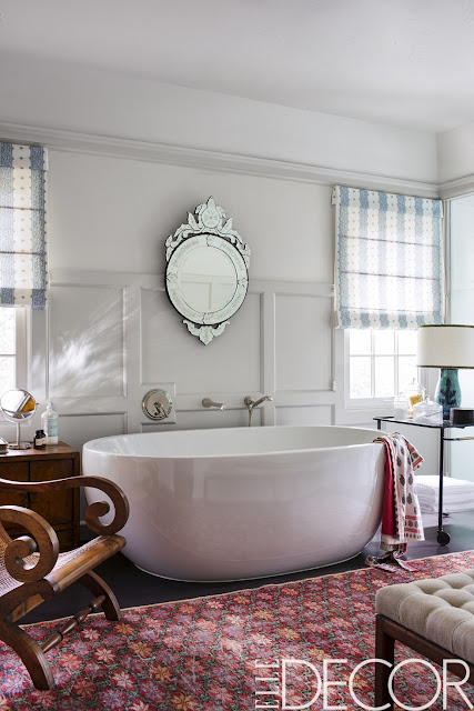 Actress Minnie Driver’s ‘English Gypsy’ Boho Home - bath www.BoHoHome.com @bohosusan