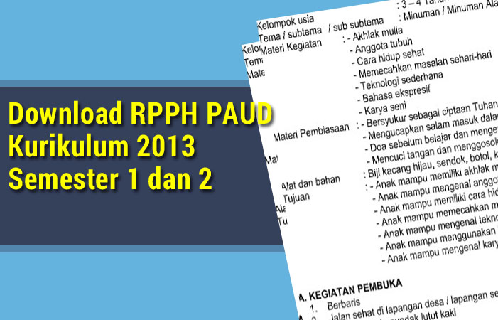 RPPH TK B Semester 2 Minggu 18 Kurikulum 2013 infoguru