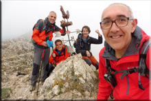 San Tirso mendiaren gailurra 1.333 m. - 2019ko urriaren 6an
