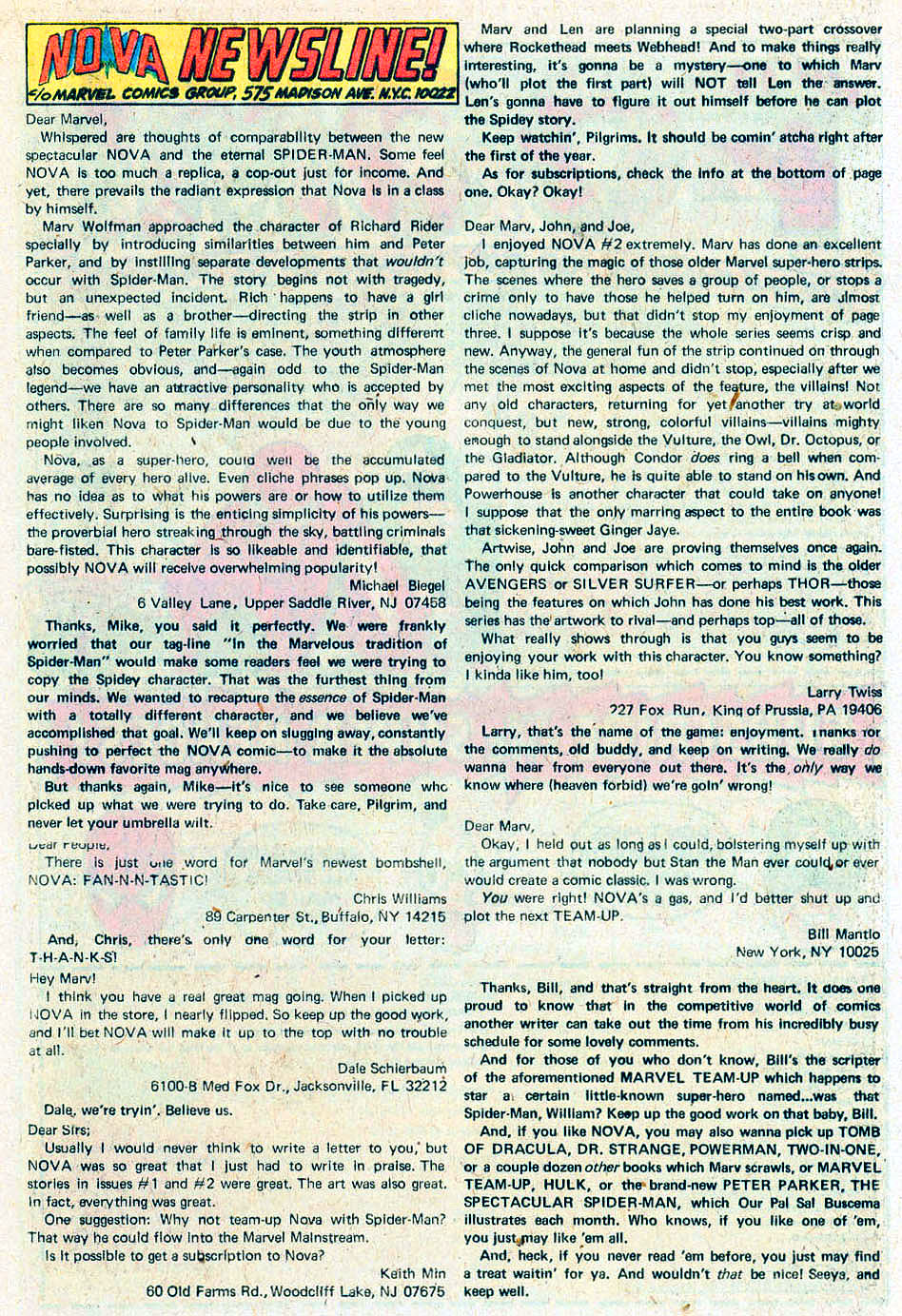Read online Nova (1976) comic -  Issue #6 - 19