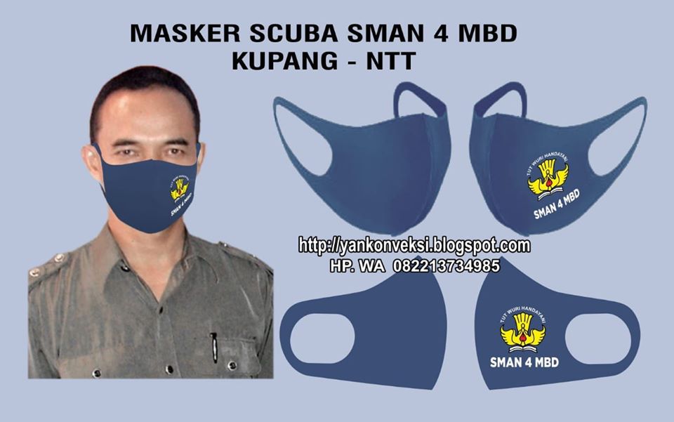 MASKER SCUBA SEKOLAH SMA .