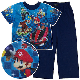 Mario footie pajamas